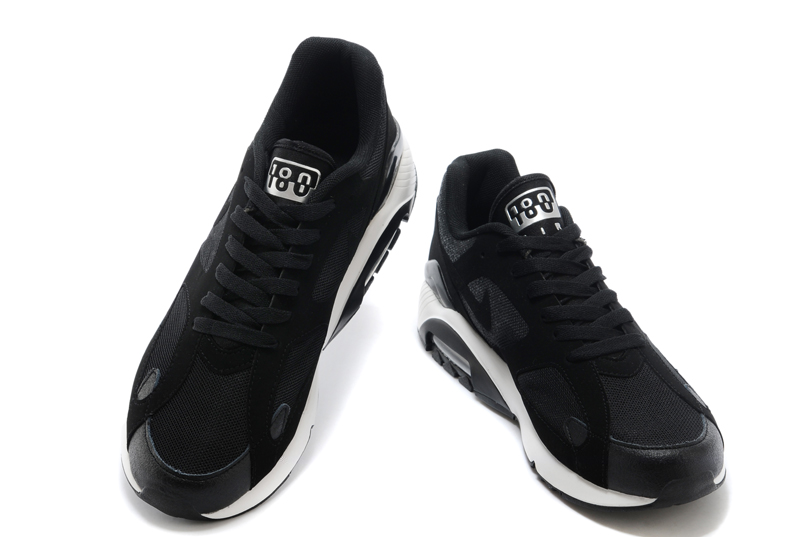 Nike air max 180 hommes chaussures blanc noir (1)